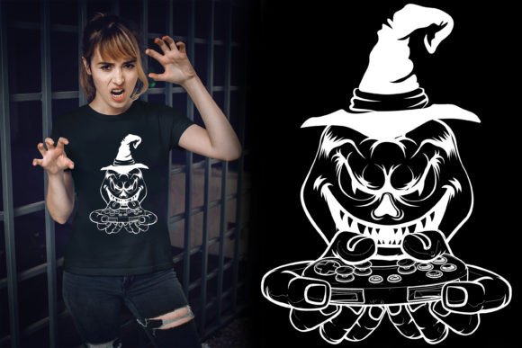 Finding the Perfect Halloween Gaming Gift Premium T-Shirt Design