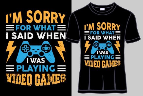 Gaming Quote Typography: A Distinct Approach to T-Shirt Design