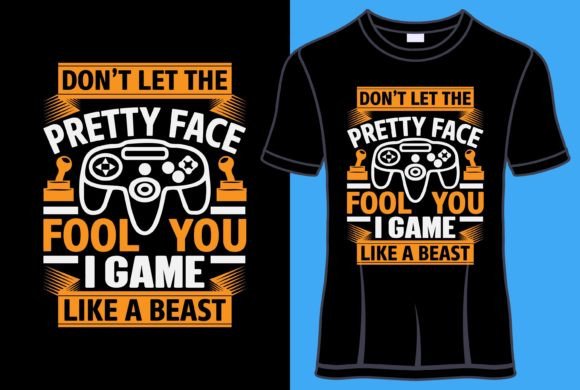 Gaming Quotes Typography T-Shirt Designs