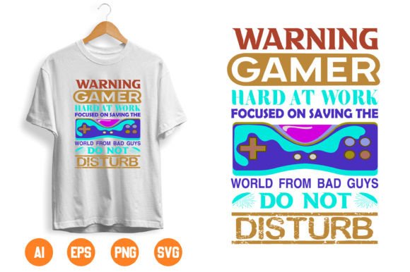Gaming T-shirt Design 20: A Versatile Digital Asset