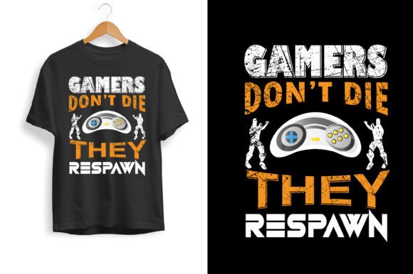 Gaming T-shirt Design 35: Express Your Passion with Premium Digital Art