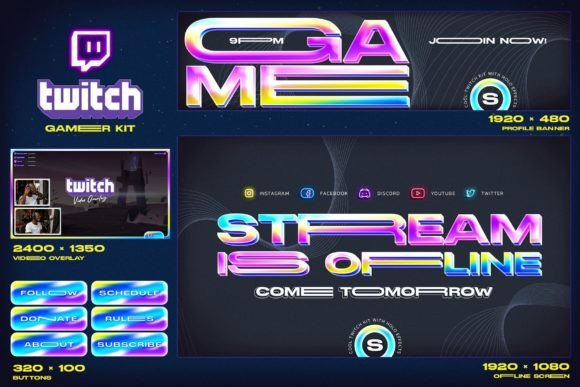 Illuminate Your Twitch Channel with a Professional Gaming Stream Overlay