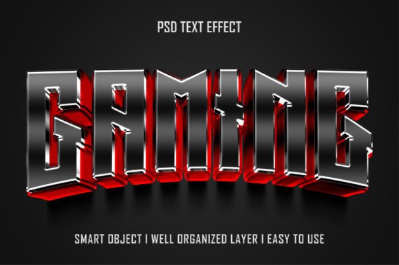 Level Up Your Graphics: The 3D Red Gaming Text Effect Explained