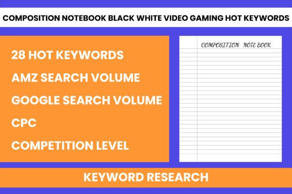 Mastering Amazon KDP with Composition N.B Black White Video Gaming
