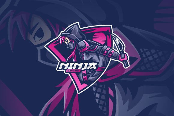 Ninja Girl Esport Logo for Gaming Team: A Practical Asset for Building Your Brand Identity