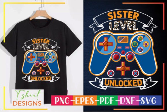 Sister Level Unlocked: The Perfect Gaming Birthday Design