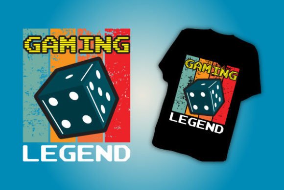 The Complete Digital Toolkit: Your Gaming Legend T-shirt Vector Package