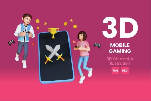 The Evolution of Visual Excellence: Mobile Gaming 3d Character Illustration