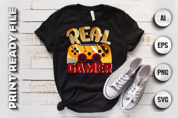 The Real Gamer T-shirt Design: From Digital File to Finished Wearable