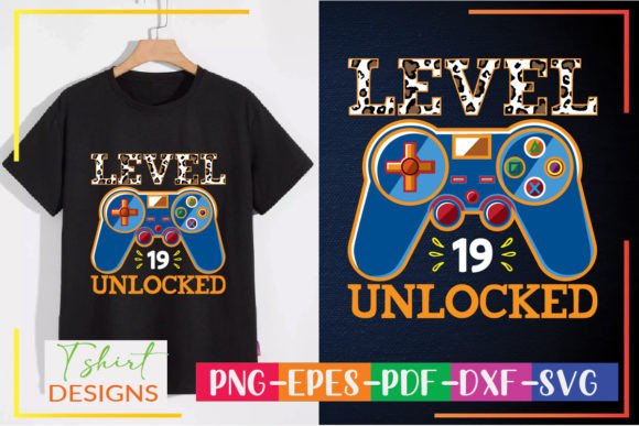 Understanding the Level 19 Unlocked Gaming T Shirt Design Digital Product